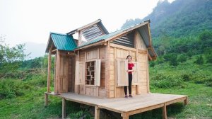 Устанавливаю деревянные двери и окна. Строю дом мечты. Серия 5. Хуан Ли