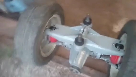 Мой новый мини трактор колея 70см (передний мост)