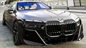 Новая BMW 7 серии с М пакетом  — брутальный седан, интерьер и экстерьер.