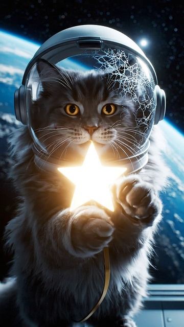 The Astronaut / Астронавт #shorts  #cat #cute #funny #веселыекоты #прикольныекоты  #cutecat #kitten