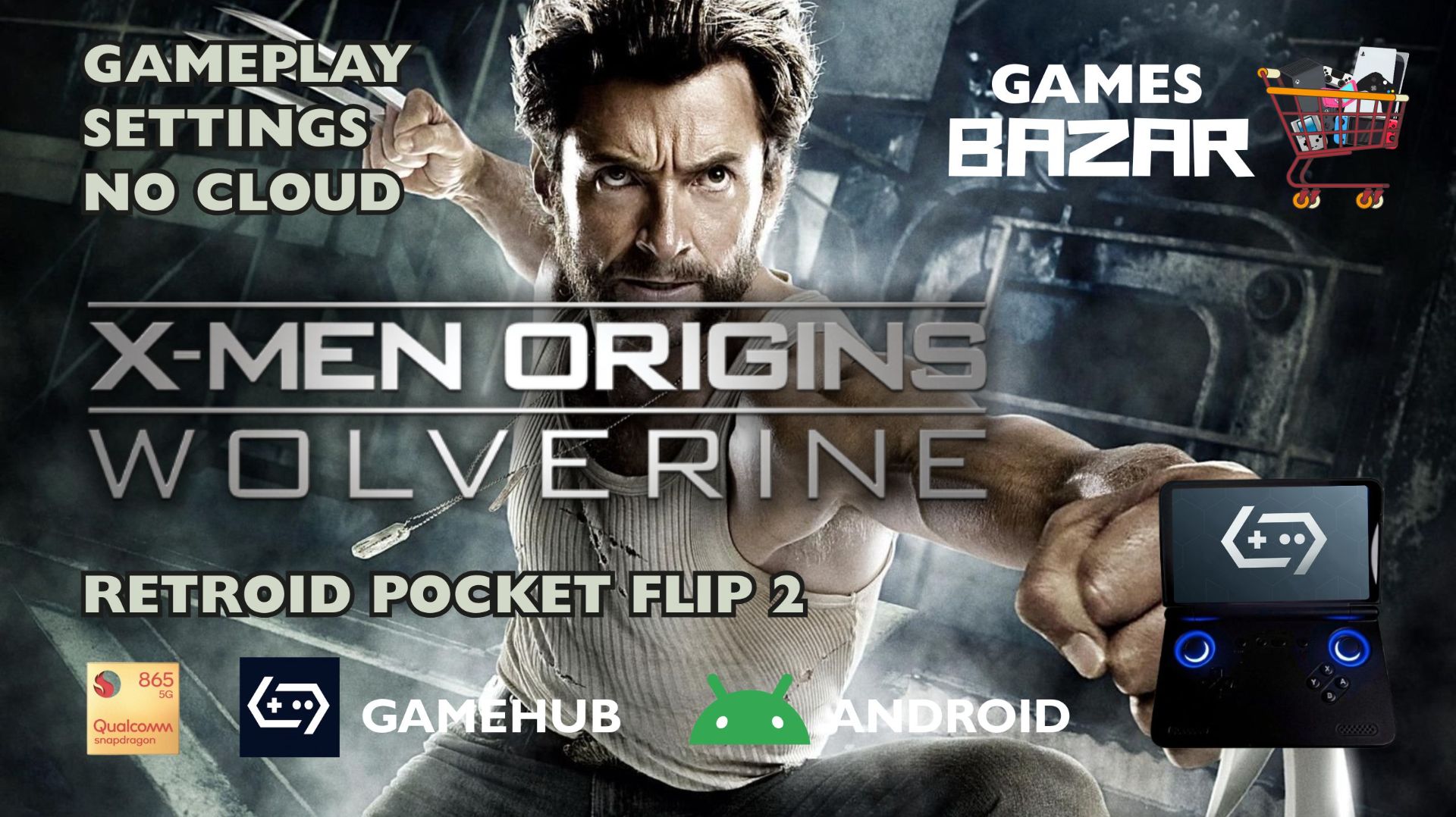 X-Men Origins: Wolverine (2009) на андроид настройки GameHub 5.3.5 Retroid pocket flip 2 #gamehub