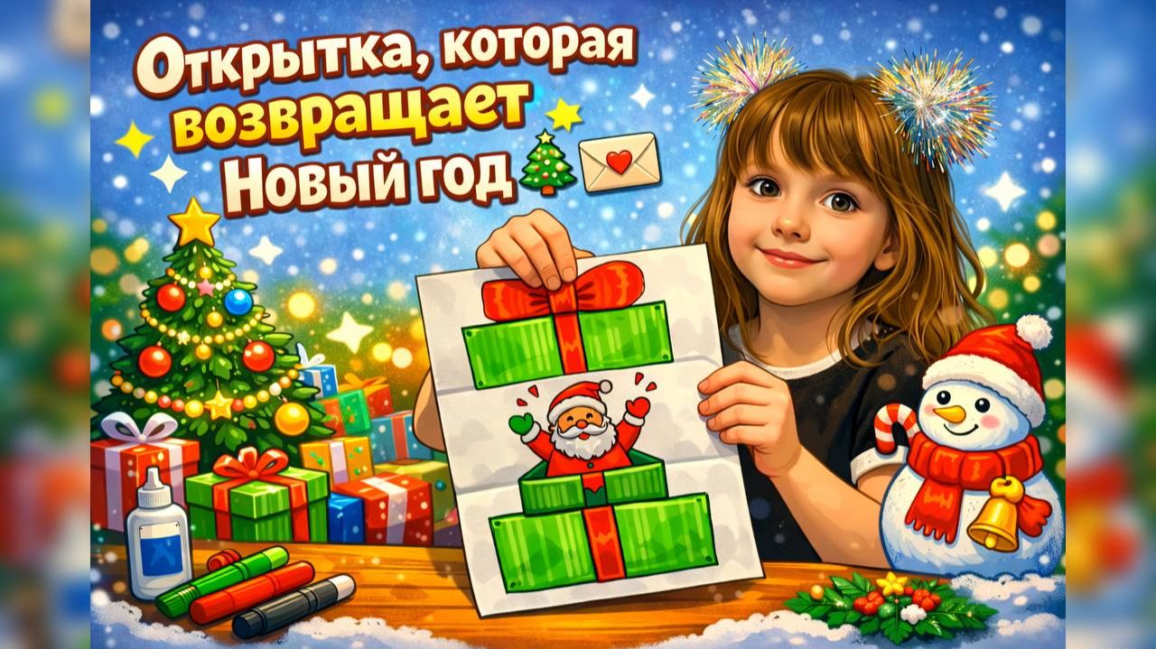 Открытка, которая возвращает Новый год 🎄💌
