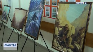 В Краснодаре открылась выставка картин участников боевых действий в Афганистане