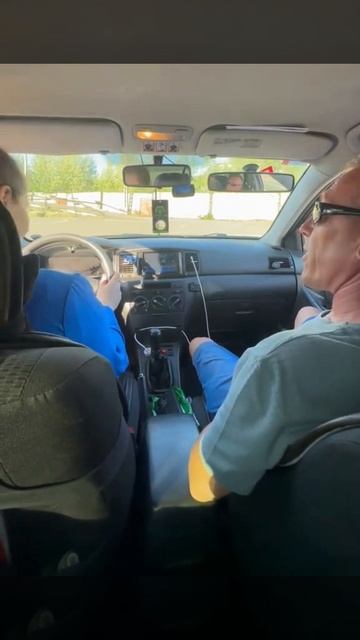 Случай на занятии по вождению