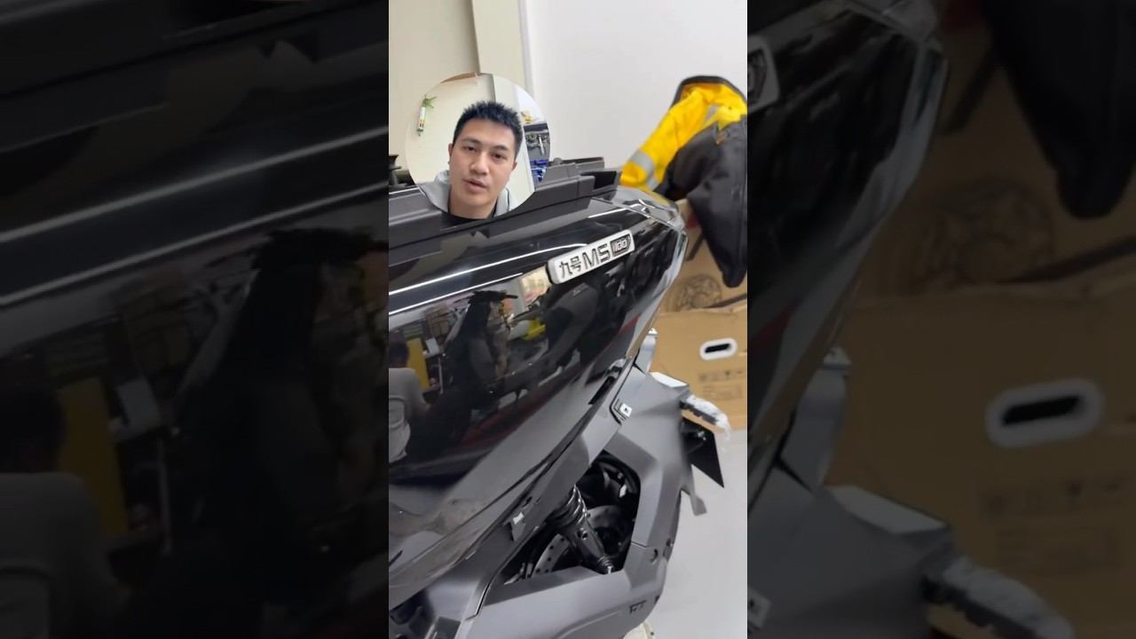 Мощный электроскутер Ninebot M5 100 для нашего Клиента #ninebot #m5100 #апгрейд смотреть онлайн