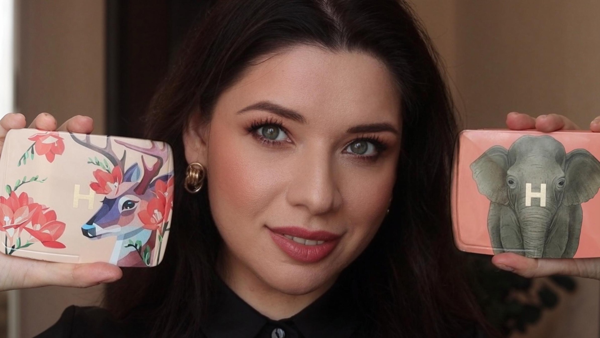 Что скрывает палетка Hourglass Олень? Полный разбор  макияж. Сравнение с лимиткой 2022 г Слон