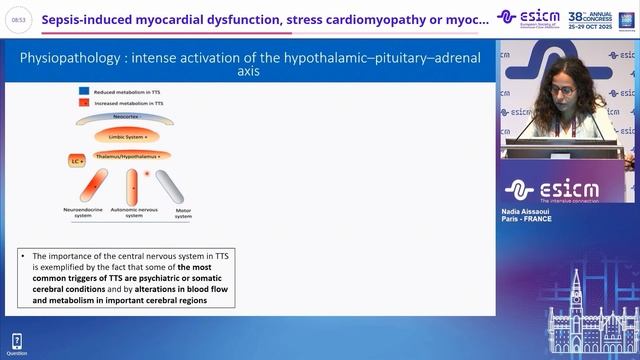 Sepsis-induced myocardial dysfunction, stress cardiomyopathy or myocarditis Nadia Aissaoui смотреть онлайн