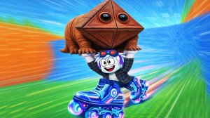 УКРАЛ НА РОЛИКАХ САМОГО СИЛЬНОГО БРЕЙНРОТА В ИГРЕ! ROBLOX Skate Waves For Brainrots