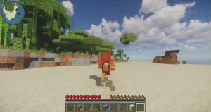 я попал на необитаемый остров в minecraft