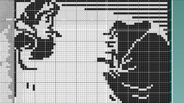 Белоснежка [★★★] Решение японского кроссворда.