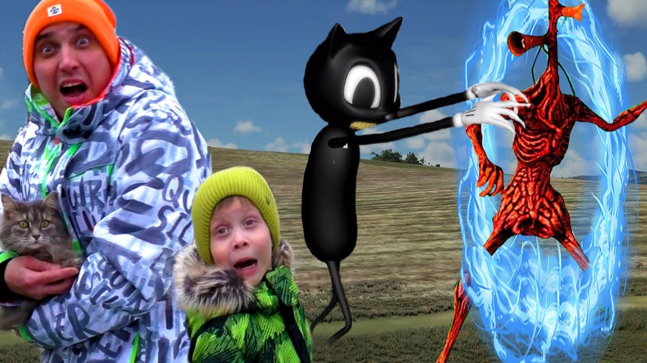 Сиреноголовый против картун кэт