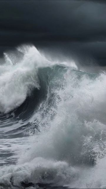 Великие волны: энергия океана #океан #природа #вода