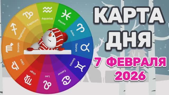 «КАРТА ДНЯ» на 7 ФЕВРАЛЯ 2026 года (Оракул «ГОРОДСКОЙ ВОРОНЫ»)!!!