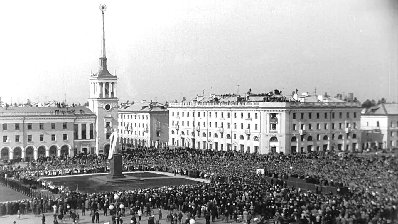 Открытие памятника Ленину