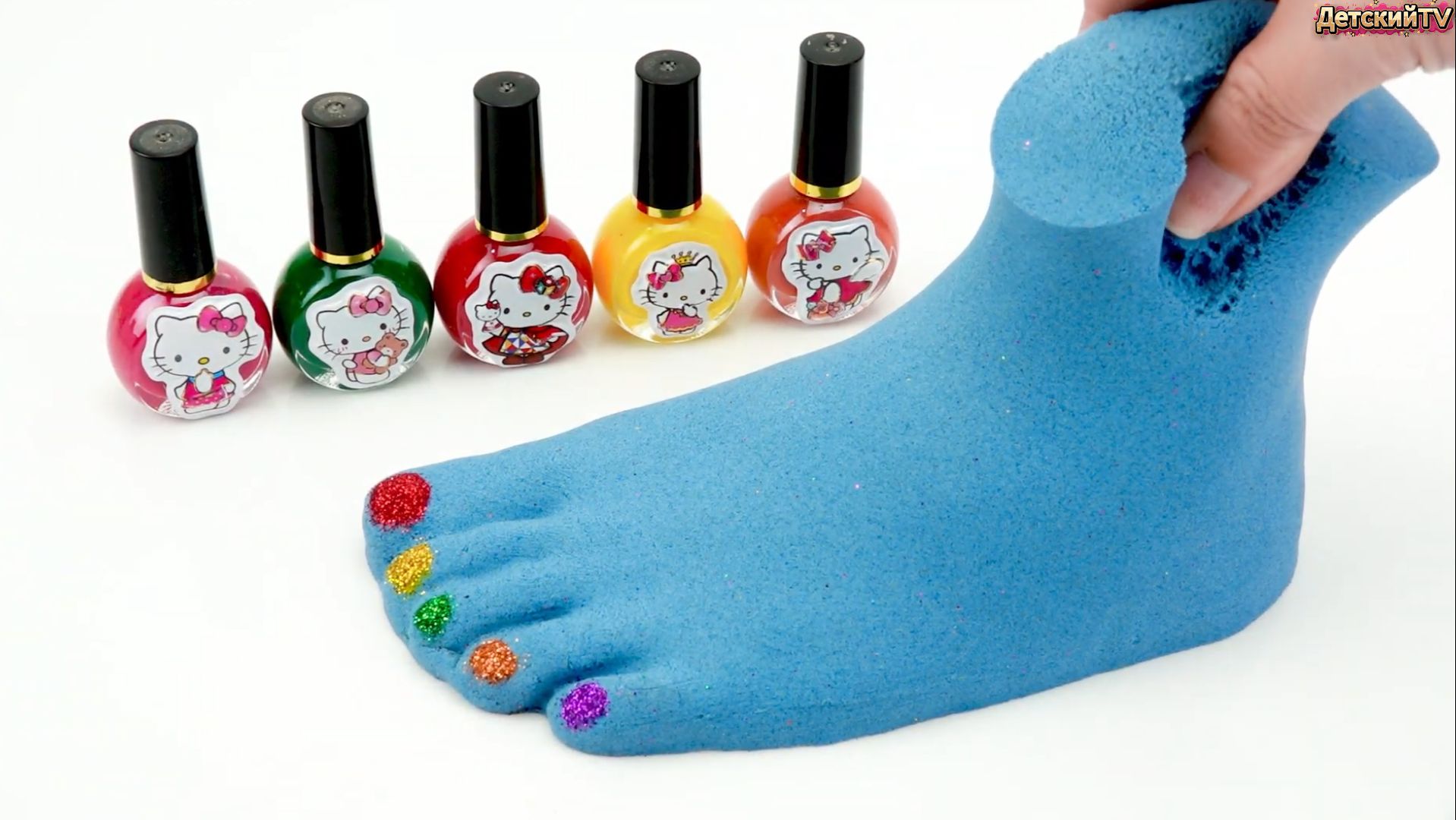 Залипательная нарезка кинетического песка | Видео для детей Залипательная нарезка кинетического песка | Видео для детей