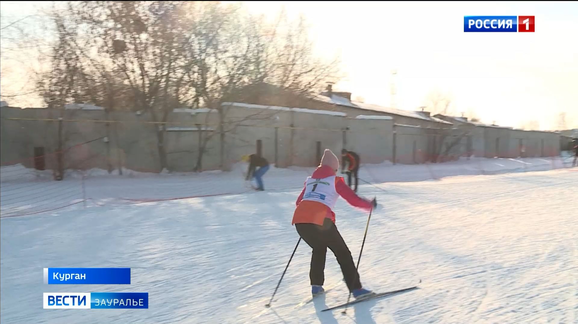 Соревнования по лыжным гонкам «Профсоюзная лыжня» прошли в Кургане смотреть онлайн