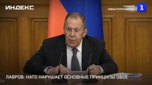 Лавров: НАТО нарушает основные принципы ОБСЕ