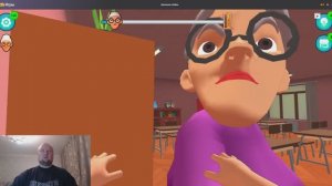 Школьник и Бабка Глава - Оставили после уроков / Яндекс Игры