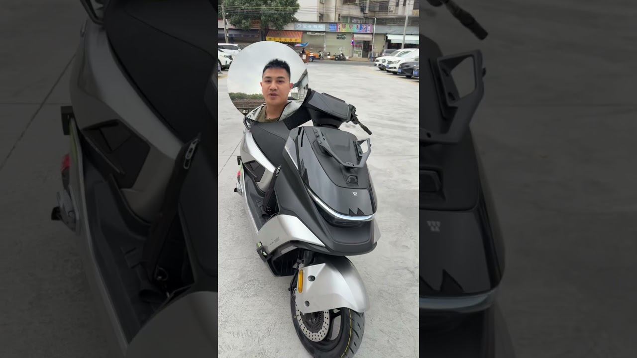 2026 Новинка электроскутера Ninebot M5 100 в черно-серебристом цвете #ninebot #m5100 смотреть онлайн