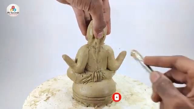 Ганеша из глины.Мастер класс.
Clay Ganesha. Master class.
