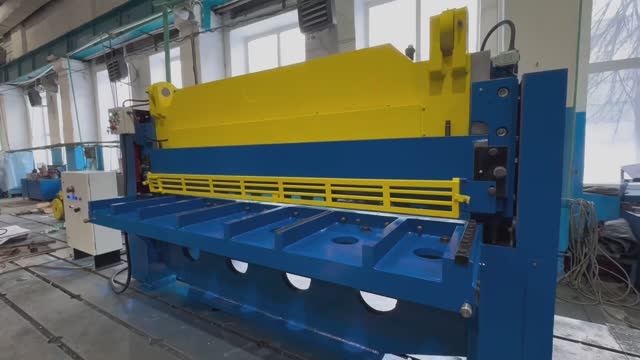 Обзор механических гильотинных ножниц НЛ3421 смотреть онлайн