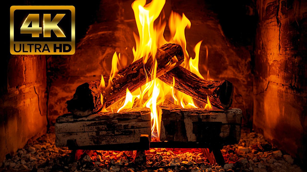 КОСТЕР КАМИН 4К  Расслабляющий Релакс Для Фона