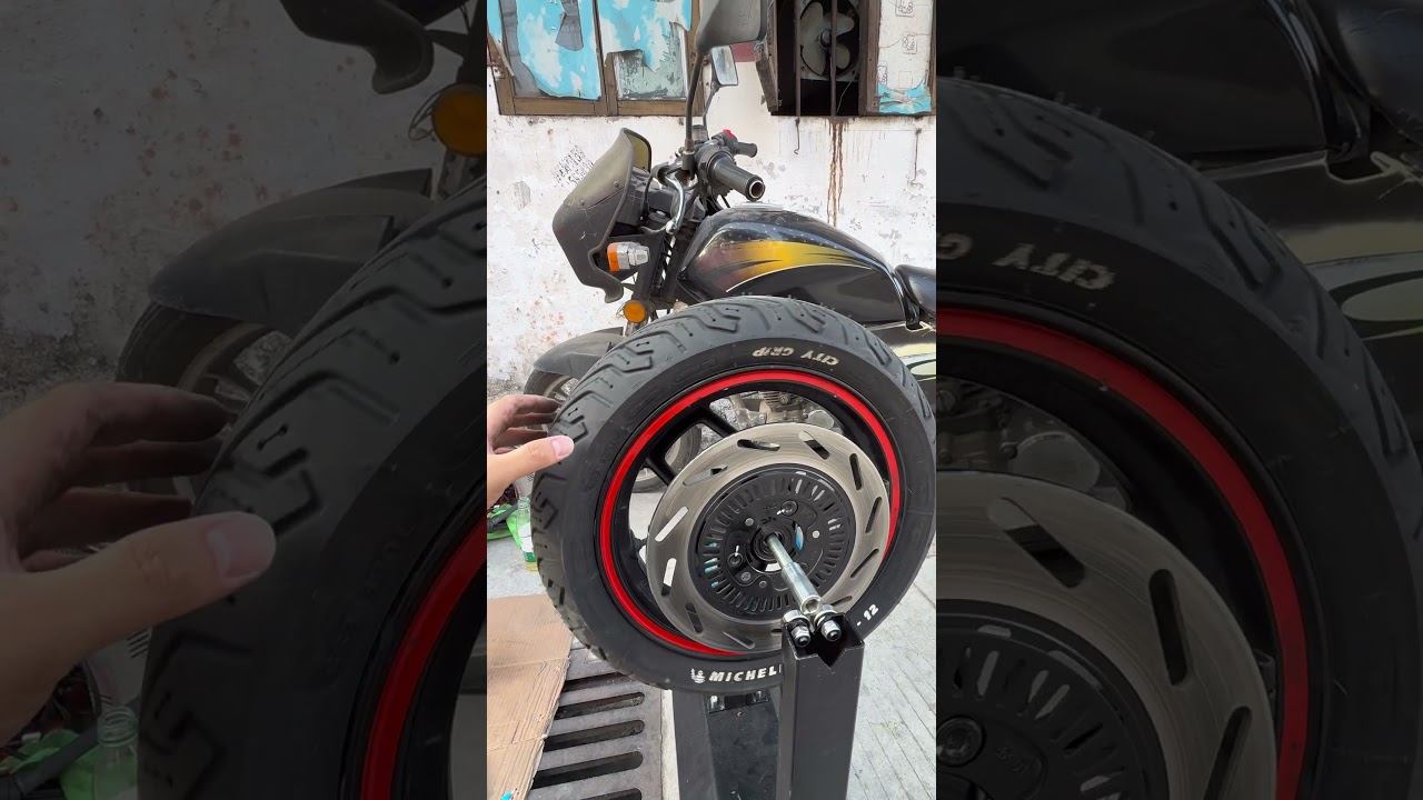 Простой способ отбалансировать переднее колесо на Электроскутере #балансировка #переднееколесо смотреть онлайн