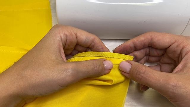 Обработка горловины косой бейкоц