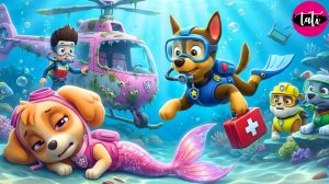 Щенячий патруль и Маршалл. Залипательное видео. Мультфильм для детей и малышей. Анимация 194
