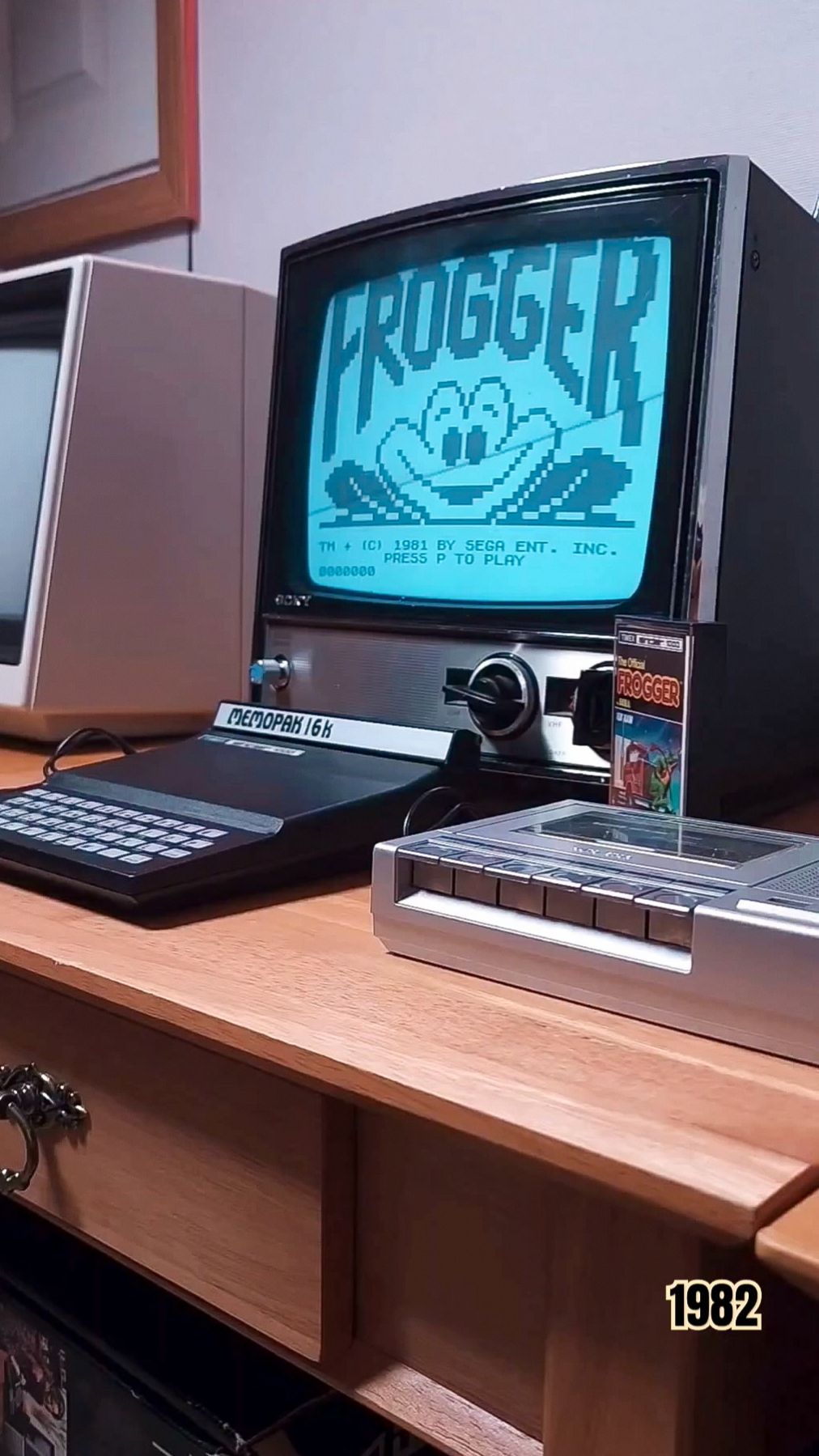 Запускаем Frogger на Timex Sinclair 1000, 1982 #retrogaming