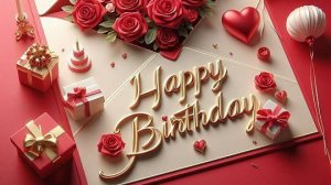 Поздравление С Днём Рождения для Ольги Музыкальная видео-открытка