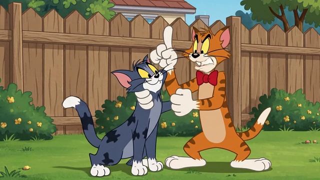 Кот Леопольд и Том с Джерри.