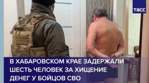 В Хабаровском крае задержали шесть человек за хищение денег у бойцов СВО