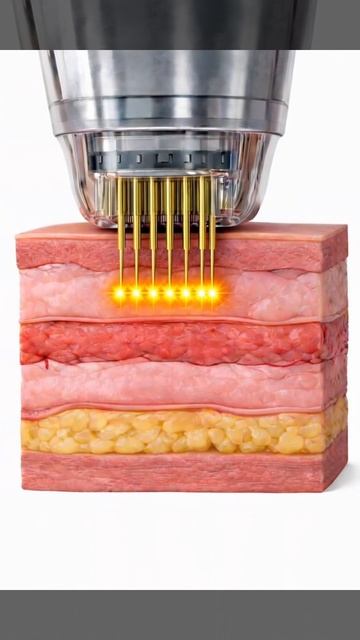 Послойная работа игольчатого Рф