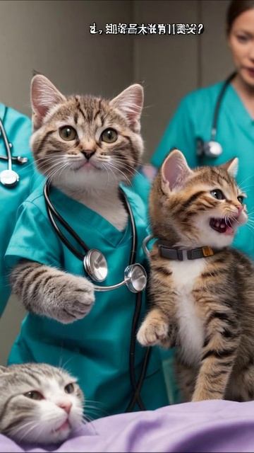 Кошачий доктор: веселые приключения в ветеринарной клинике котята ветеринар приключения