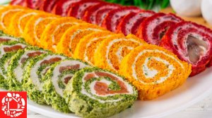 Три Закуски-ХИТА Идеальные Рулеты на Новый Год 2026