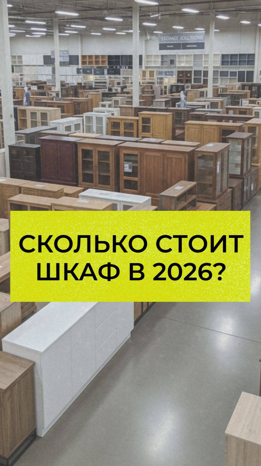 Сколько стоит шкаф в 2026 году?
