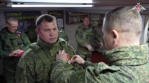 Награждение военнослужащих