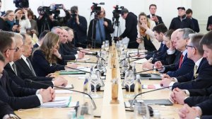 С.Лавров, И.Кассис и Ф.Синирлиоглу, Москва, 6 февраля 2026 года