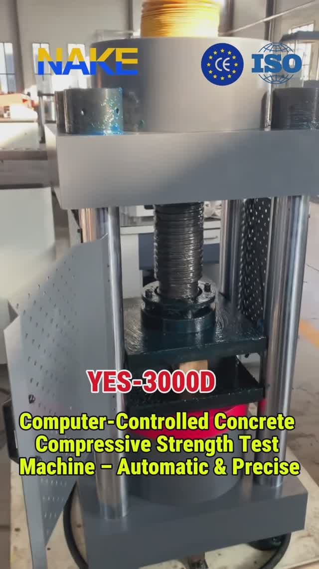 3000 кН Компьютеризированная машина для испытания бетона на сжатие — автоматическая и точная