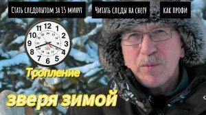 Тропление зверя зимой