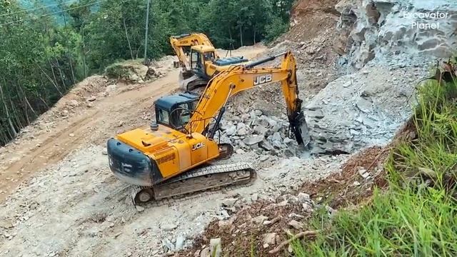 Идеальный экскаватор для строительства горных дорог | Полноценная тяжелая техника