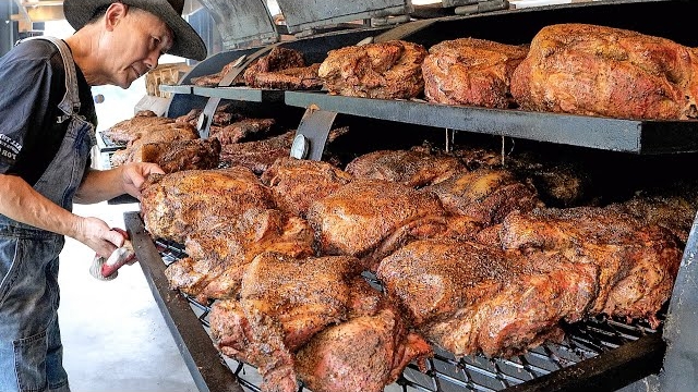 подборка техасского барбекю из Кореи смотреть онлайн