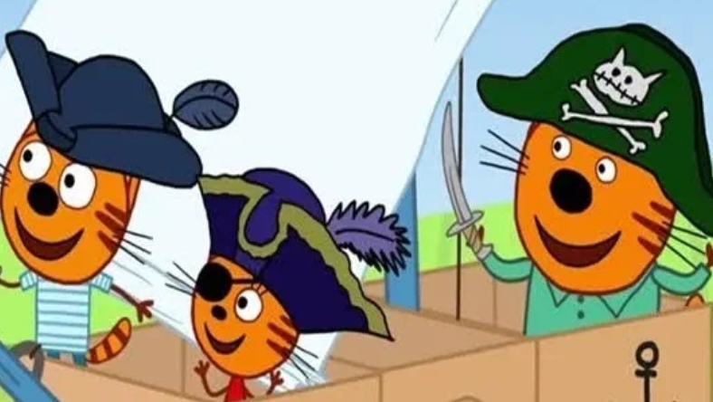 ТРИ КОТА. СОКРОВИЩА ПИРАТОВ. МУЛЬТФИЛЬМ ИГРА