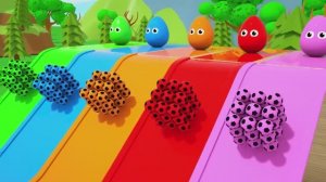 Мультики про машинки - Песня малышка-акула - Колеса в форме футбольного мяча - Детские песенки