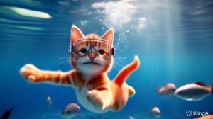 Кто сказал что коты не любят воду😌