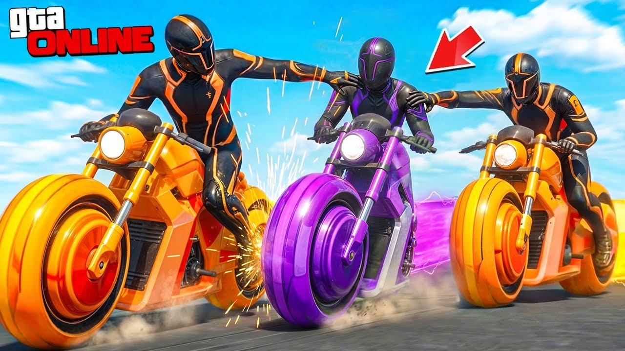 СПУСТЯ 10 ЛЕТ ДЕДЛАЙН ОБНОВИЛИ! ЧТО ЭТО ТАКОЕ? БИТВА 2 на 2 НА НЕОНОВЫХ БАЙКАХ В GTA 5 ONLINE смотреть онлайн