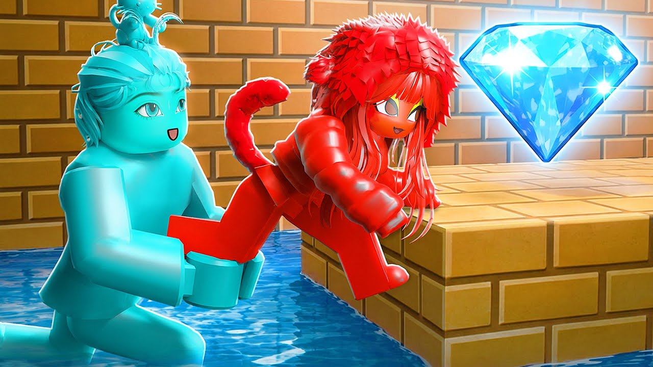 ОГОНЬ И ВОДА, НО В РОБЛОКСЕ! Roblox Water & Fire смотреть онлайн