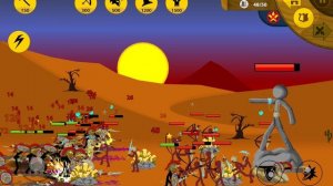 Stick War Legacy, миссия 576 (insane, безумная сложность, без баффов, без скинов)