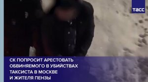 СК попросит арестовать обвиняемого в убийствах таксиста в Москве и жителя Пензы